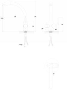 Смеситель для кухни Paulmark Essen Es213001-BR бронза